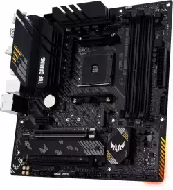 Дънна платка ASUS TUF GAMING B550M-PLUS WIFI II, AMD AM4, micro ATX, 4x DDR4, dual M.2, Wi-Fi 6, PCIe 4.0, Aura Sync RGB