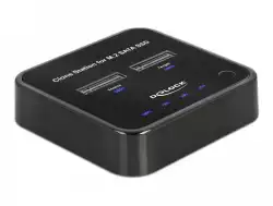 Докинг станция Delock M.2, 2 x M.2 SATA SSD, Клониране