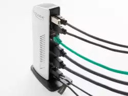 Докинг станция Delock, За MacBook, HDMI Full-HD, USB 3.2, LAN, Audio, Черен/Бял