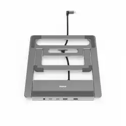 Докинг станция Hama "Connect2Office Stand" USB-C, Стойка за лаптоп, 12 порта