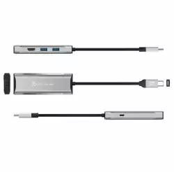 Докинг станция j5create JCD392 100W, USB-C, 10Gbps, 4K60
