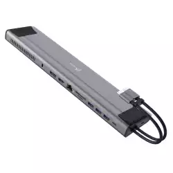 Докинг станция j5create JCD552, M.2 NVMe, USB-C Gen 2