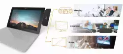 Докинг станция j5create JDD320B, за MS Surface Pro 4/5/6, USB-A Mini DP, Черна