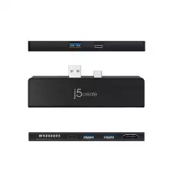 Докинг станция j5create ULTRADRIVEMINIDOCK , 7 в 1, Microsoft Surface Pro 7