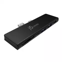 Докинг станция j5create ULTRADRIVEMINIDOCK , 7 в 1, Microsoft Surface Pro 7