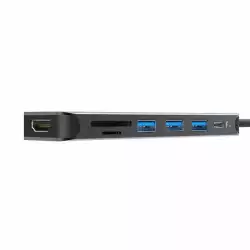 Докинг станция Silicon Power Boost SU20, 7 в 1, USB-C