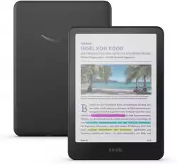 eBook четец Kindle Colorsoft Signature Edition 16GB 2024, Metalilic Black                          