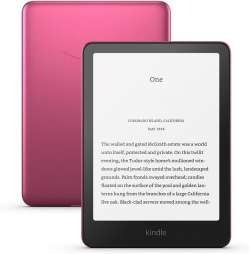 eBook четец Kindle Paperwhite Signature Edition - 7", 32GB - Metalic Raspberry                          