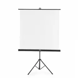 Екран на стойка 125x125 cm, 2 в 1, мобилен комплект, 21575
