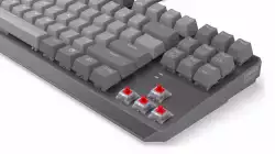 Endorfy механична клавиатура Thock V2 TKL, PBT, Endorfy Red switch, US Layout