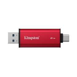 Флаш памет Kingston Dual USB-A/C Portable SSD 2TB - Black/Red