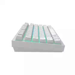 Геймърскa безжична клавиатура Dark Project ALU81A Terra Nova R2 White RGB