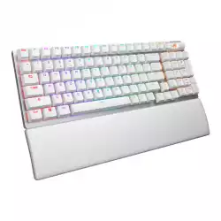 Геймърска безжична Клавиатура ASUS ROG Strix Scope II 96 - Moonlight White