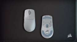 Геймърскa безжична мишка CORSAIR M75 AIR Ultra-Lightweight Gaming Mouse - Light Gray