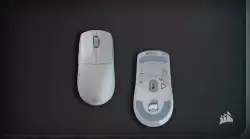 Геймърскa безжична мишка CORSAIR M75 AIR Ultra-Lightweight Gaming Mouse - Light Gray