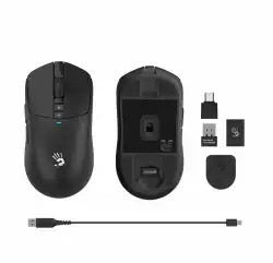 Геймърска безжична оптична мишка A4tech Bloody R72 Pro - Black