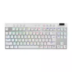 Геймърска механична клавиатура Logitech G Pro X TKL White - Tactile                          