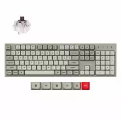 Геймърска Механична клавиатура Keychron C2 Pro 8K QMK - Super Brown Switch, Full Size