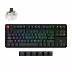 Геймърска Механична клавиатура Keychron C3 Pro 8K QMK - Super Brown Switch, Hot-Swappable, RGB