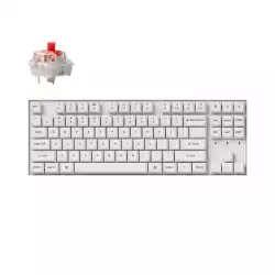Геймърска механична клавиатура Keychron K8 Pro White K Pro Red RGB                          