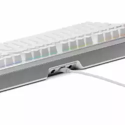 Геймърска механична клавиатура Glorious GMMK 3 Pro 100% Silver - Fox Linear Switches