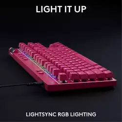 Геймърска механична клавиатура Logitech G Pro X RAPID TKL, Magnetic Analog Switch, Magenta