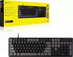 Геймърска механична клавиатура CORSAIR K70 Core RGB Corsair Linear Red Switch - Carbon Gray