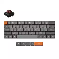 Геймърска Механична клавиатура Keychron K9 Max QMK HS 60% Keychron Milk POM Switch Brown RGB                          