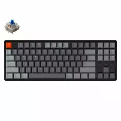 Геймърска Механична клавиатура Keychron K8 Aluminum TKL Gateron Blue Switch RGB LED Gateron Blue Switch ABS