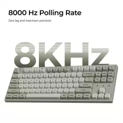 Геймърска Механична клавиатура Keychron C1 Pro 8K QMK - Super Brown Switch