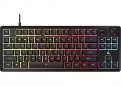 Геймърскa мембранна клавиатура Corsair K55 Core RGB - TKL