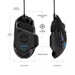 Геймърска мишка Logitech G502 HERO Proteus Spectrum RGB                          