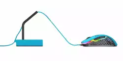 Геймърски аксесоар Bungee Xtrfy B4, за кабела на мишката, Miami Blue Геймърски аксесоар Bungee Xtrfy B4, за кабела на мишката, Miami Blue