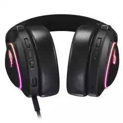 Геймърски безжични слушалки ASUS ROG Delta II - USB-C, Aura Sync RGB                          