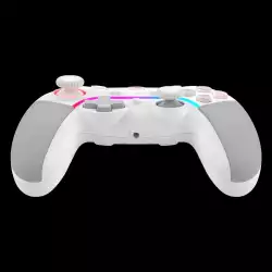 Геймърски контролер A4tech Bloody GPW70, Жичен и безжичен, RGB, Бял