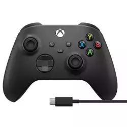 Геймърски контролер Microsoft Xbox + Type-C кабел Black                          