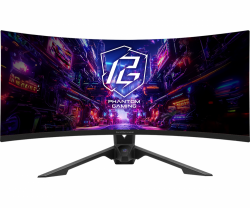 Геймърски Монитор ASRock PG34QRT2B - 34" WQHD (3440x1440) 1500R VA, 180Hz, 1ms