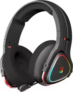 Геймърски слушалки A4TECH Bloody MR720 Naraka, RGB, Bluetooth + USB, Бели