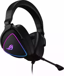 Геймърски слушалки ASUS ROG Delta S, USB-C, Aura Sync RGB                          