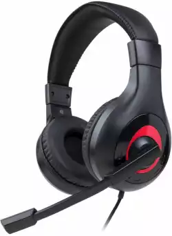 Геймърски слушалки Nacon Bigben Nintendo Switch Headset V1, Микрофон, Черен/Червен Геймърски слушалки Nacon Bigben Nintendo Switch Headset V1, Микрофон, Черен/Червен