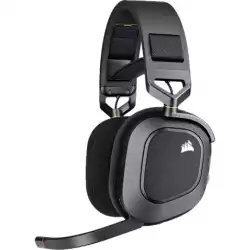 Геймърски слушалки с микрофон Corsair HS80 RGB Carbon безжични PC/PS5/PS4