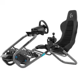 Геймърски стол Playseat Trophy Logitech G Edition, Сив                          