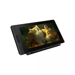 Графичен дисплей таблет HUION Kamvas Pro 13, USB-C, Черен/Сребрист                          