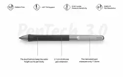 Графичен таблет HUION Inspiroy 2 M, 5080 LPI, Зелен