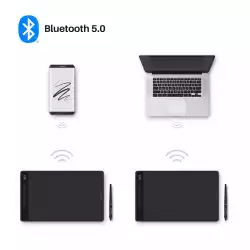 Графичен таблет HUION Inspiroy Giano, 5080 LPI, Черен