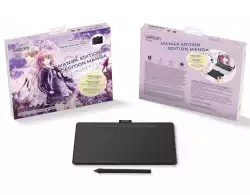 Графичен таблет Wacom Intuos S Bluetooth Black Manga, Черен