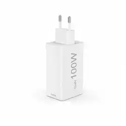 HAMA Бързо зарядно 220V, 100 W GaN, 2x USB-C PD, 1x USB-A QC