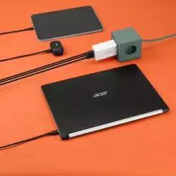HAMA Бързо зарядно 220V, 100 W GaN, 2x USB-C PD, 1x USB-A QC