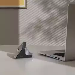 HAMA Безжична Ергономична вертикална мишка "EMW-700", мулти-устройство, антрацит