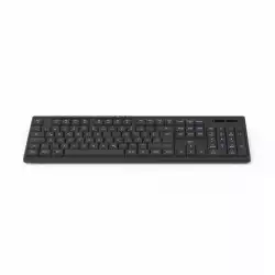 HAMA Безжична клавиатура, "WK-200", 8 медийни бутонa, кирилизирана, черна                          